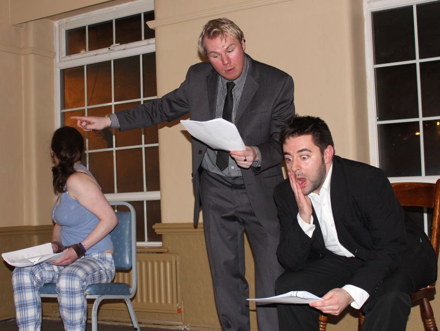 l-r: Sinead Livingston, Craig Richardson, David Foster